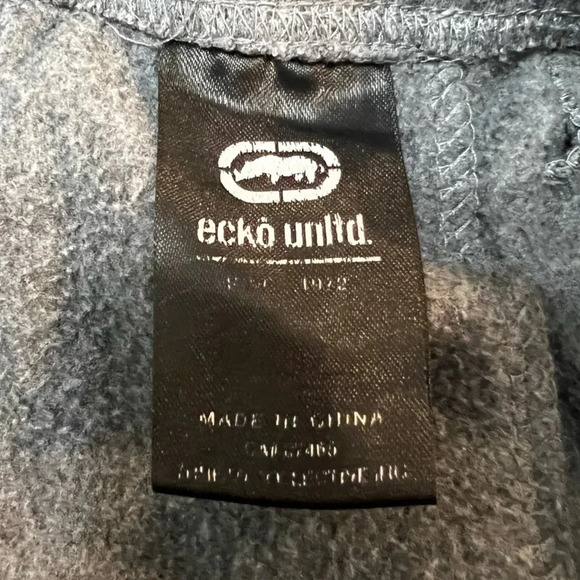 Ecko Unltd Gray Fleece Joggers with Logo. Size Small. - Picture 9 of 12
